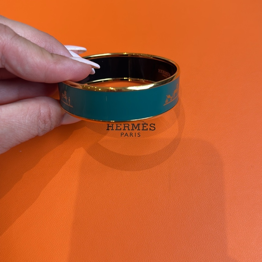 Authentic Hermes Bangle Bracelet - image 2